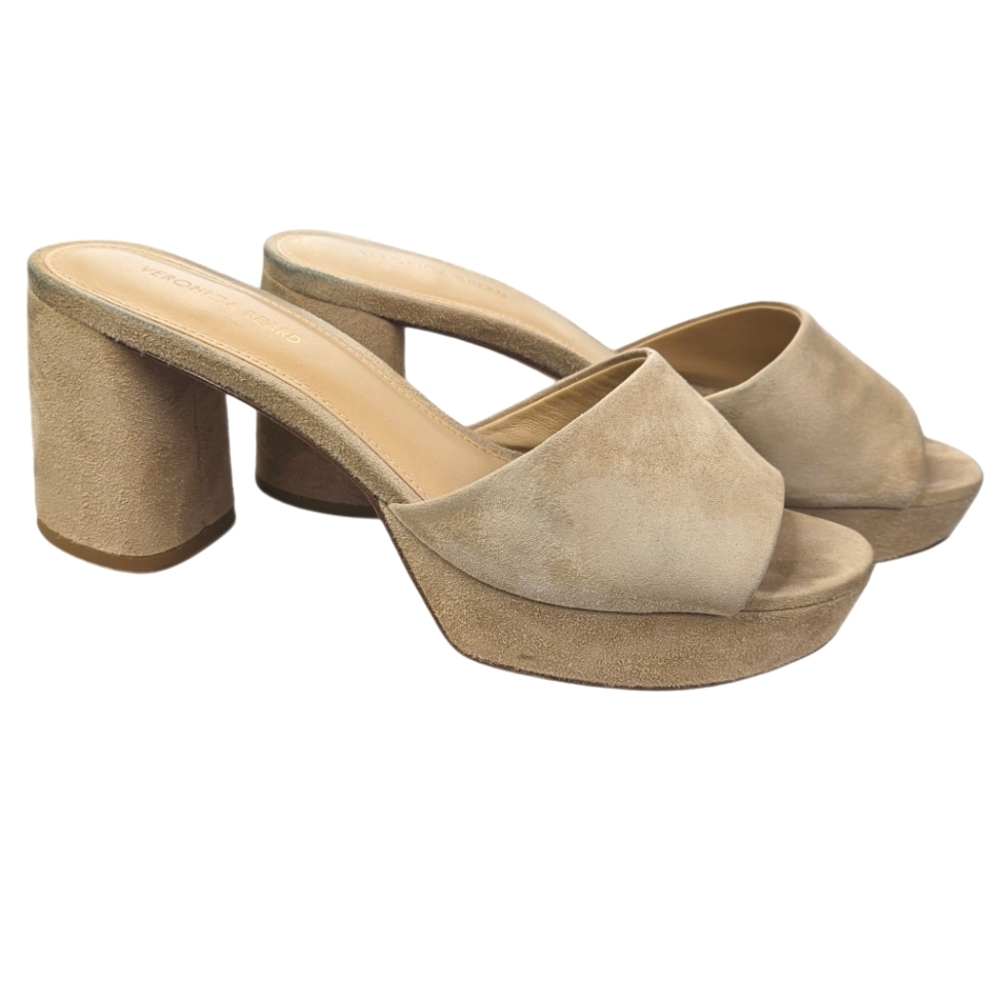 ❤️SPECIAL❤️VERONICA BEARD Dali Low Platform Mule - Picture 4 of 10